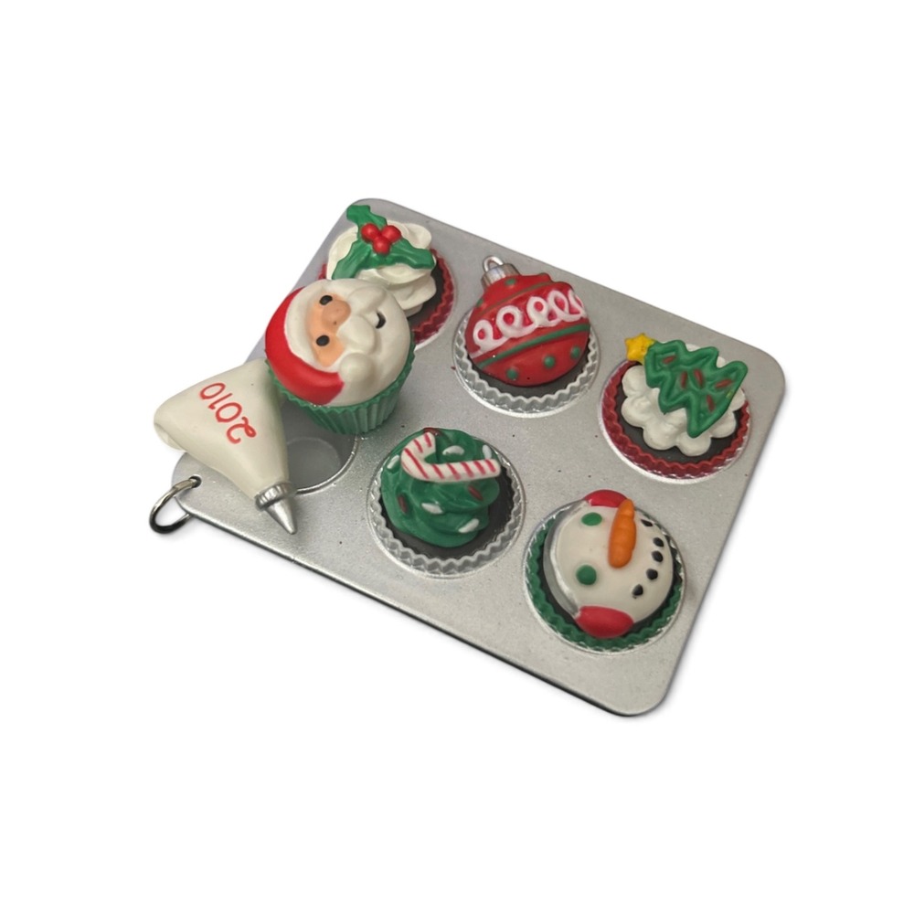 Hallmark Keepsake Ornament 2010 Season's Treatings #2 Mini Muffin Tin Christmas